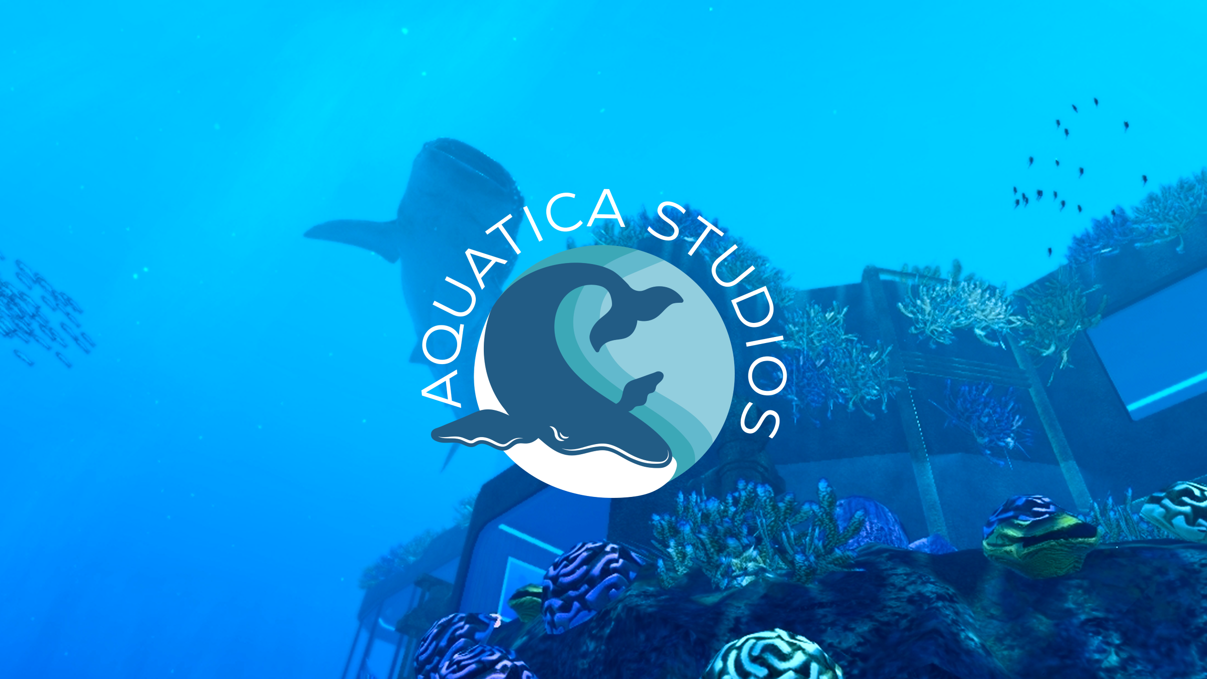 Hero image showing an immersive, underwater game based on real ocean science Aquatica Observatory
