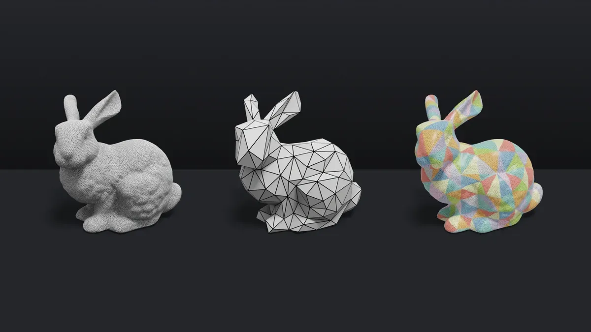 Three rabbits